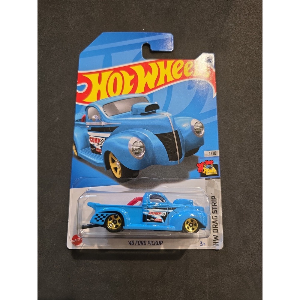 Blue 40 Ford Pickup HW Drag Strip Hot Wheels 181/250